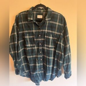 Universal Thread long sleeve button up flannel, XL
